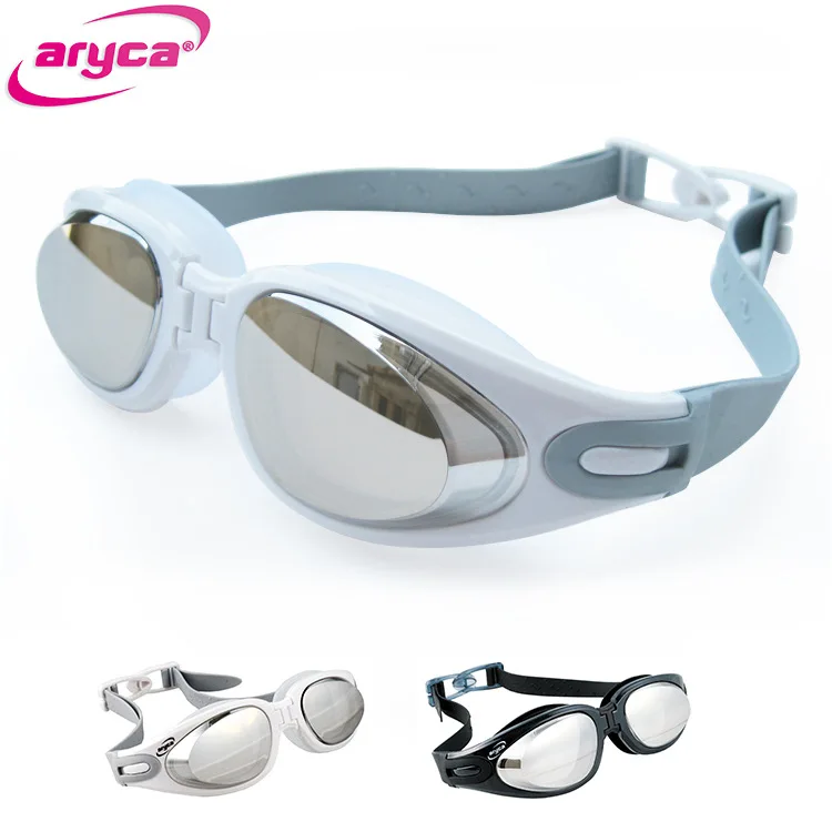 

Aryca (Aryca) Electroplated Waterproof Anti-fog Big Box Diving Glasses Swimming Goggles Wg38-a