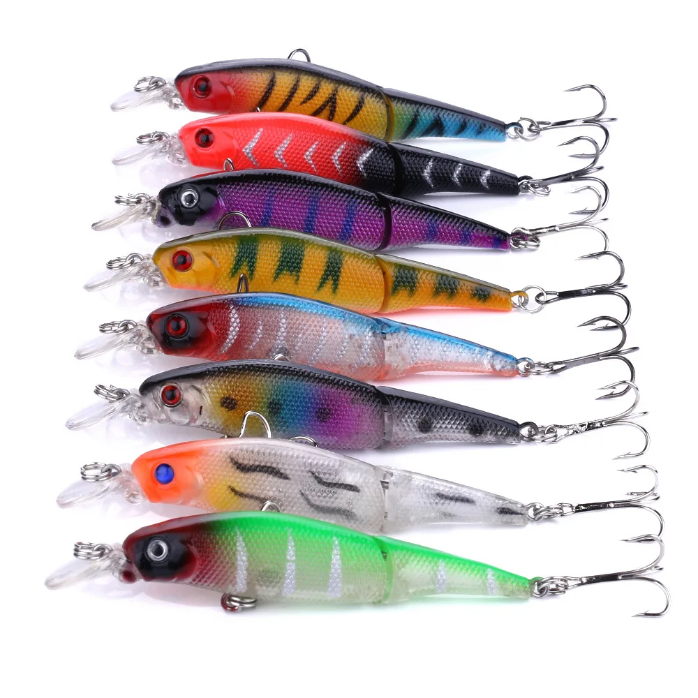 8.5cm 7g Sinking Wobblers Fishing Lure Wobbler Parts Relax Multi Jointed Swimbait 2Segment Hard Bait Carp Minnow Tackle | Спорт и