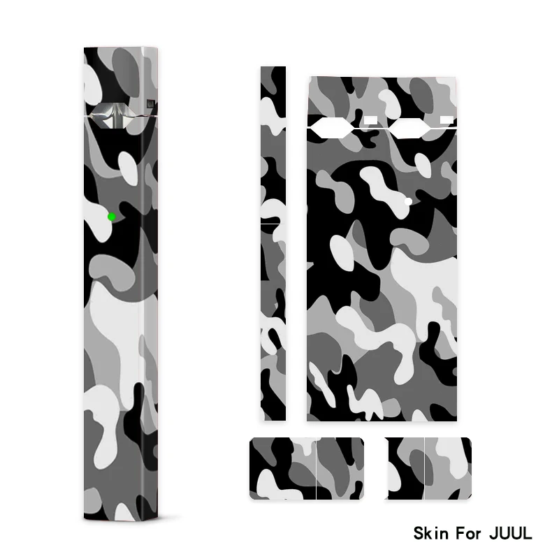 Galaxy/камуфляжная наклейка печать кожи для Juul крышка пленка чехол для Juul электронная сигарета - Цвет: juulQ-12