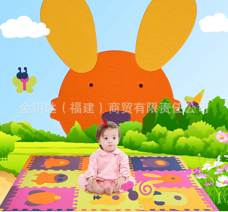 Cross Border for Week Eighty-two Chinese Zodiac Baby Creeping Mat Jigsaw Puzzle Foam Mat Sub-30 Thick Joint Mat