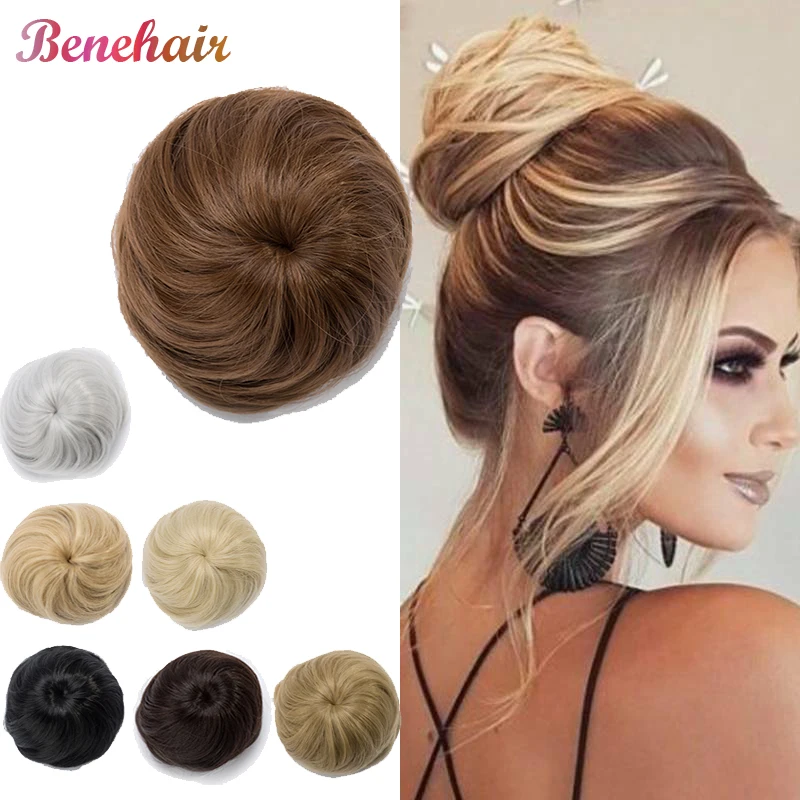 Женские волосы булочки BENEHAIR 45 г шиньон синтетические для наращивания Пончик