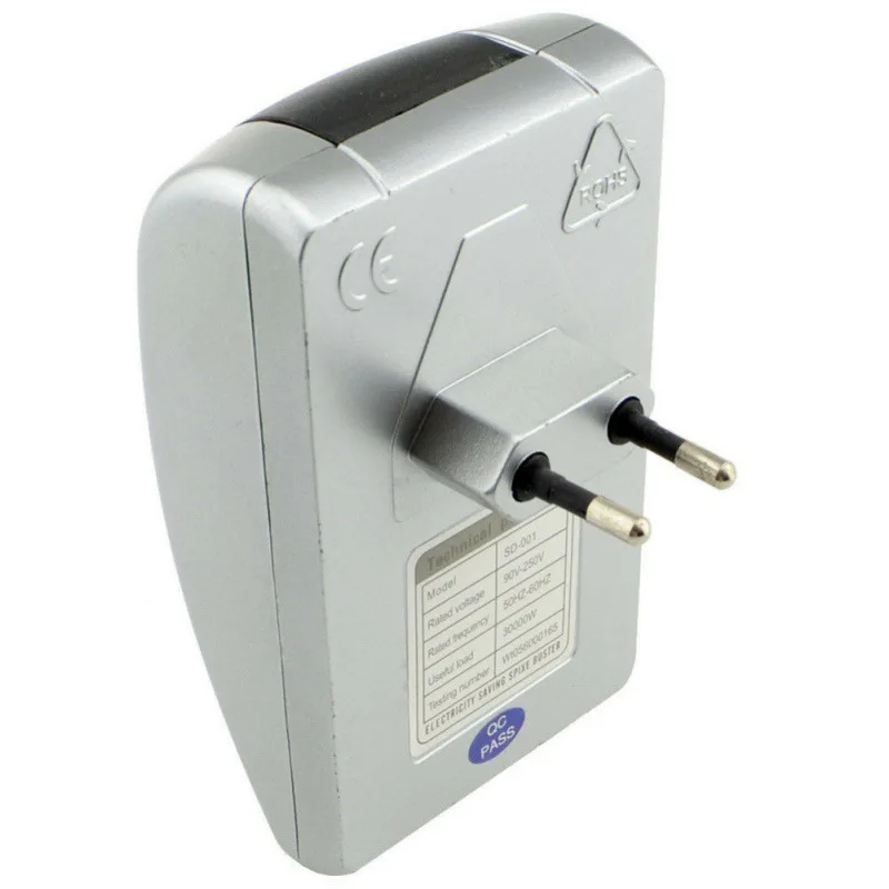 New Intelligent Energy Saver Smart Power Saving Box Device Electricity Power saving Up to 30% US UK EU Plug 90V-250V - Цвет: EU Plug