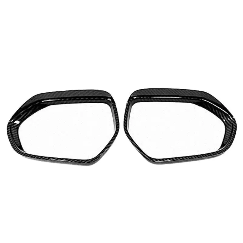 

2Pcs Car Carbon Fiber Rearview Mirror Rain Eyebrow Covers Trim for Toyota Camry 2018 2019