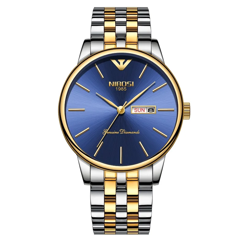 NIBOSI Quartz Clock Sports Men Watch Top Brand Luxury Famous Dress Fashion Watch Male Unisex Ultra Thin Wrist watch Para Hombre 