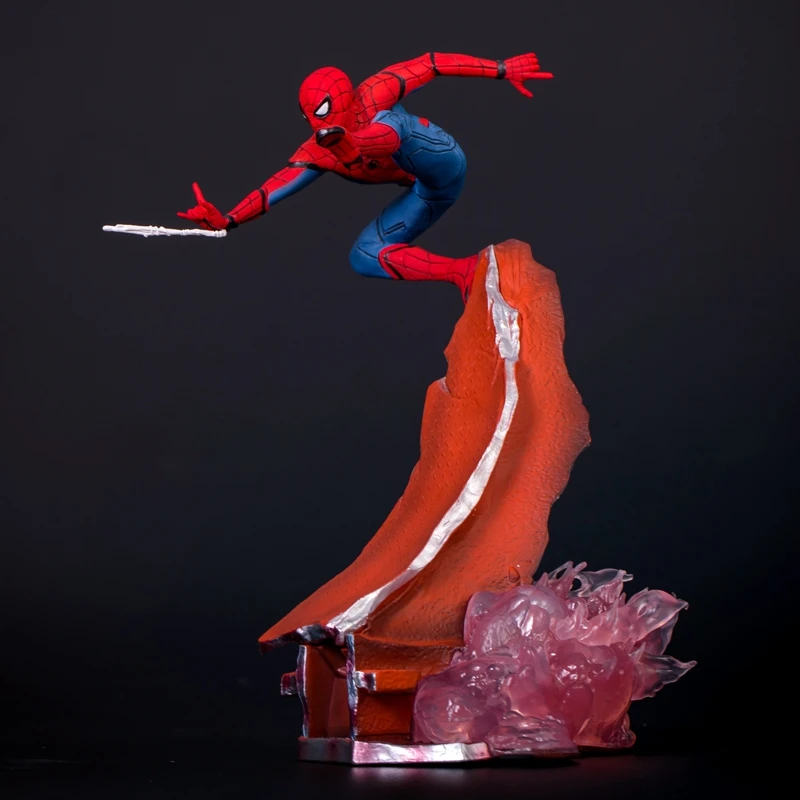 Мстители Железный человек-паук железная Студия ПВХ Фигурки Игрушка Фигурка