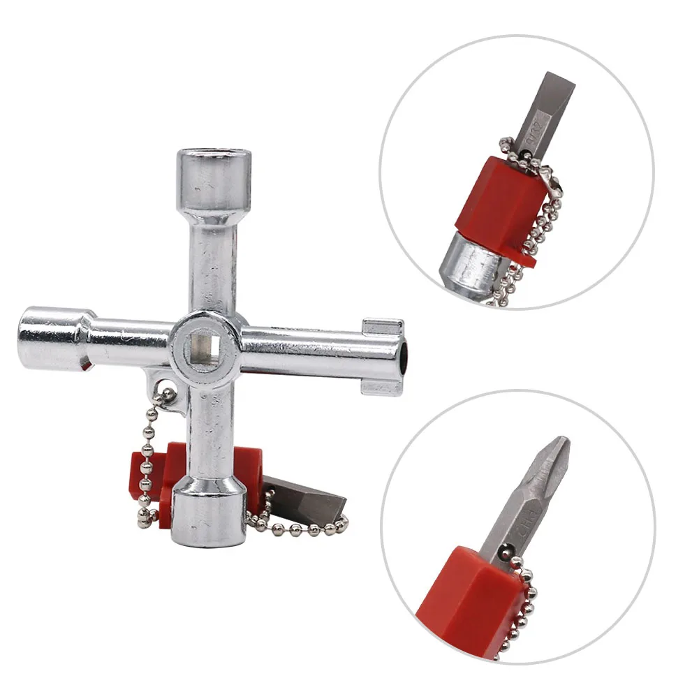 

Bicycle Accessories Plumbers Multi Tool 4 Way Gas Electric Meter Box Radiator Plumbing Tool Plumbers Utilities Gas Water Keys