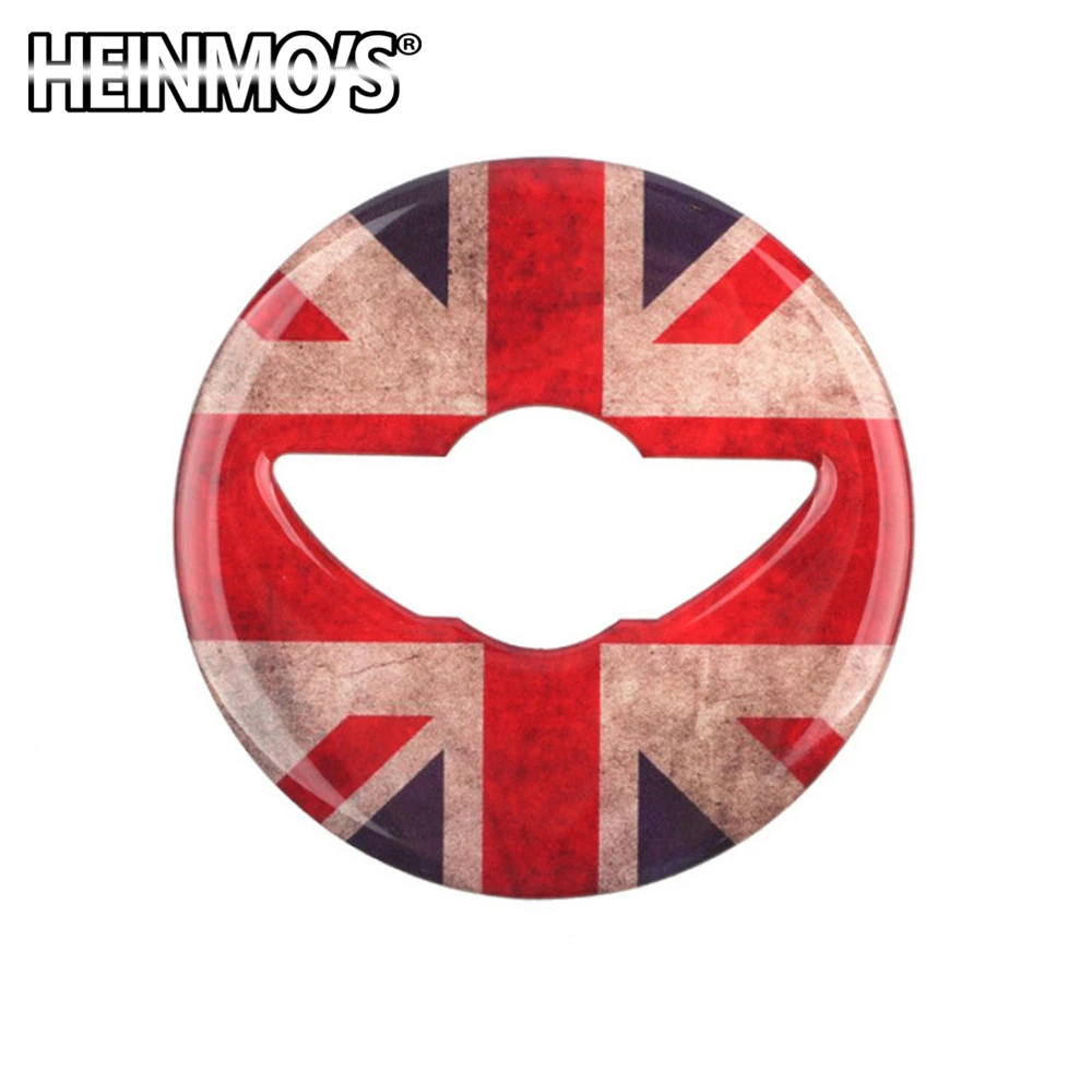 Retro Red Jack Украшение на руль для Mini Cooper, Стильные наклейки, аксессуары для Mini Cooper, Clubman, земляк, F54, F55, F56, F57, F60 - Название цвета: Retro Red Jack
