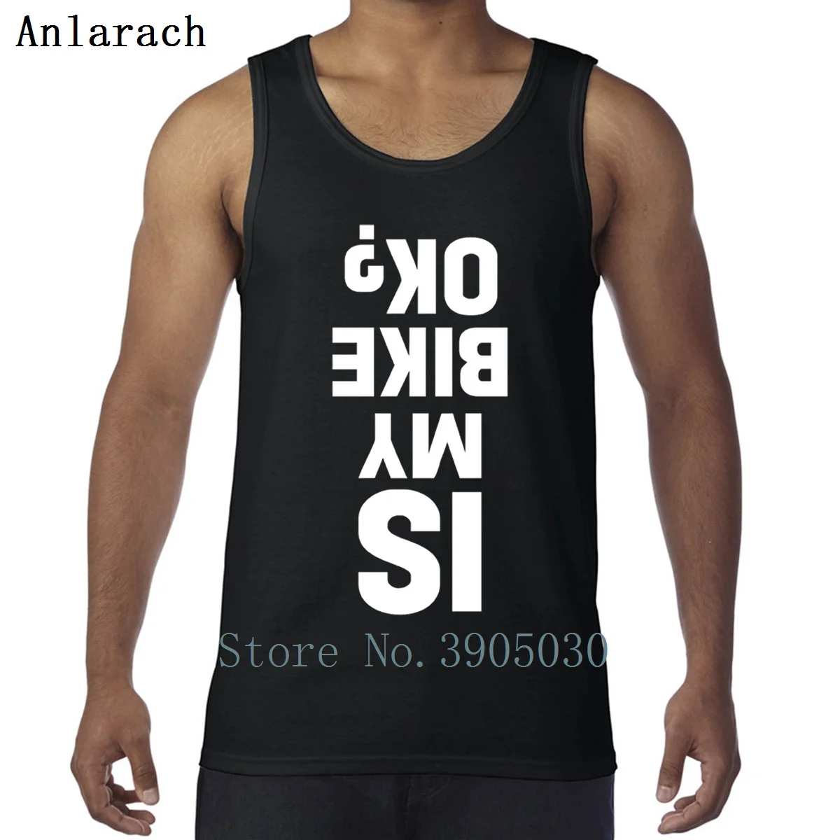 

Is My Bikes Ok Vest Sleeveless Singlets Personalized New Fashion Tank Tops For Men Pattern Loose Trendy Anlarach Summer Style