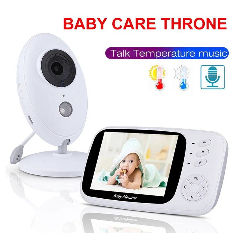 

xf808 3.5 inch baby monitor lcd display video baby monitor intercom baby ip camera baby walkie talkie baby pet monitoring camera