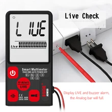Умный Автоматический цифровой мультиметр 3,5 дюймов Большой экран дисплей сопротивление напряжения инструмент ADMS9 P666