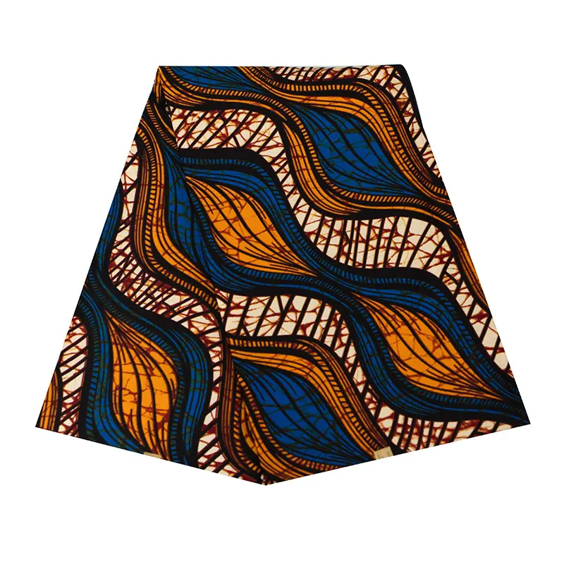 Popular African 100% Polyester Double-Sided Pagne African Wax