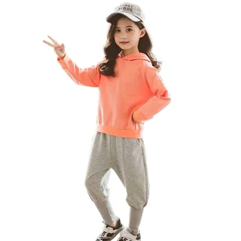 

Spring Girls Clothes Cartoon Hoodies + Pants 2 Pcs Tracksuit For Girls Long Sleeve Kids Clothes Casual Summer Clothes For Girls