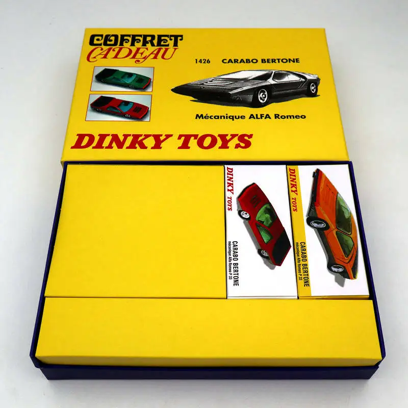 Atlas Dinky набор игрушек 1426 1426P Carabo Bertone Mecanique Alfa Romeo литые модели автомобилей