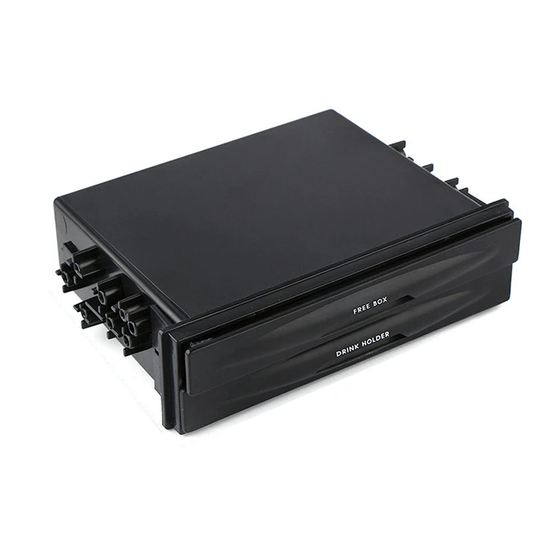 Автомобильная коробка для хранения, двойной Din радио, карманная подставка для напитков, подставка, держатель, универсальный автомобильный держатель для напитков, аксессуары, крепления