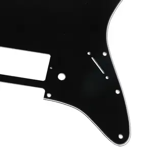 Neue Schwarz Pickguard Pickup Platte Schlagbrett E-Gitarre für Fender Strat