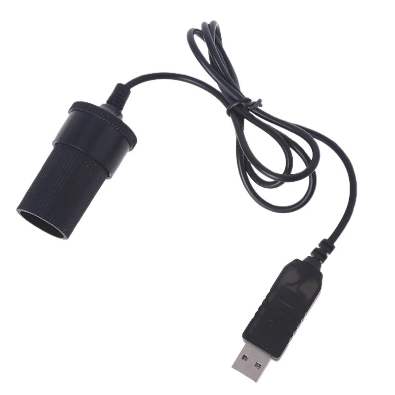 USB A Male to 12V розетка для автомобильного прикуривателя Female Step Up Cable Inverter Converter