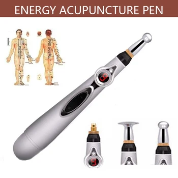 

2019 New Electronic Acupuncture Pen Electric Meridians Laser Therapy Heal Massage Pen Meridian Energy Pen Relief Pain Tools