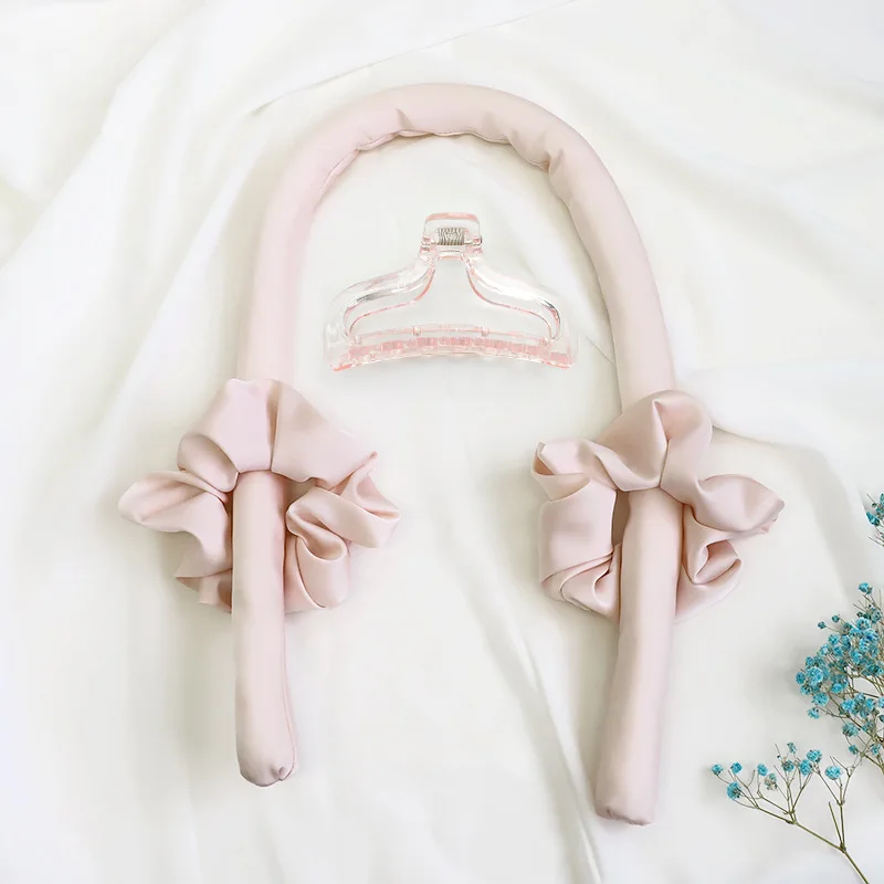 Heatless Dây Xoắn Trang Đầu Dưỡng Tóc Xoăn Hướng Dẫn Tóc Dính Sóng Lớn Uốn Tóc Ngủ Mút Xốp Không Nhiệt Dây Buộc Tóc vuốt Tóc