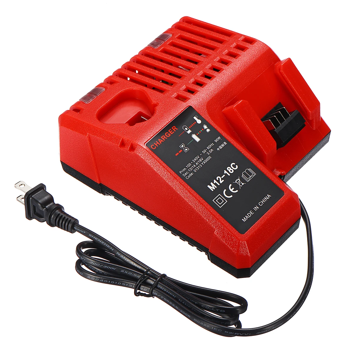 Двойное зарядное устройство мульти-отсек для 12-18V мульти напряжения литиевая батарея зарядное устройство - Цвет: US