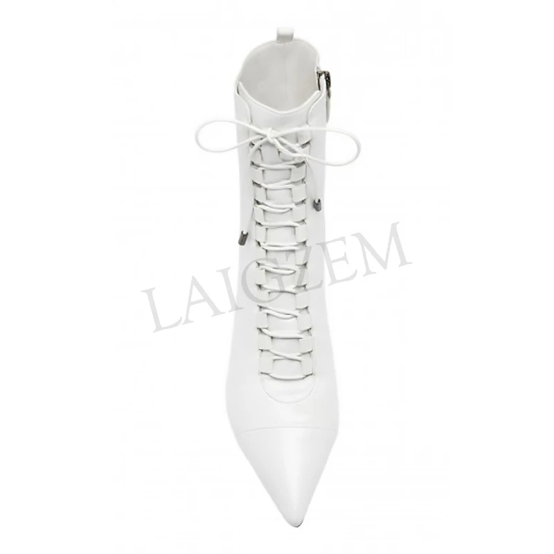 white_pointy_toe_kitten_heel_boots_lace_up_ankle_booties_with_zipper_3_