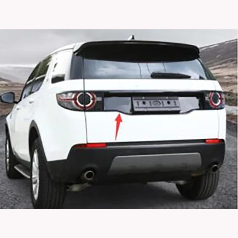 16-18 для Land Rover Discovery Sport Модифицированная задняя дверь Лицензия черная Нижняя рамка SVR, ограждающая резервная коробка декоративная ручка