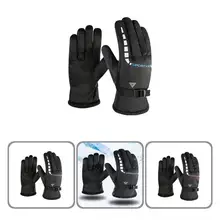 Durable Riding Gloves Wind-proof Warm Snowboard Ski Polyester Gloves  Touchscreen Gloves    Snow Gloves 1 Pair
