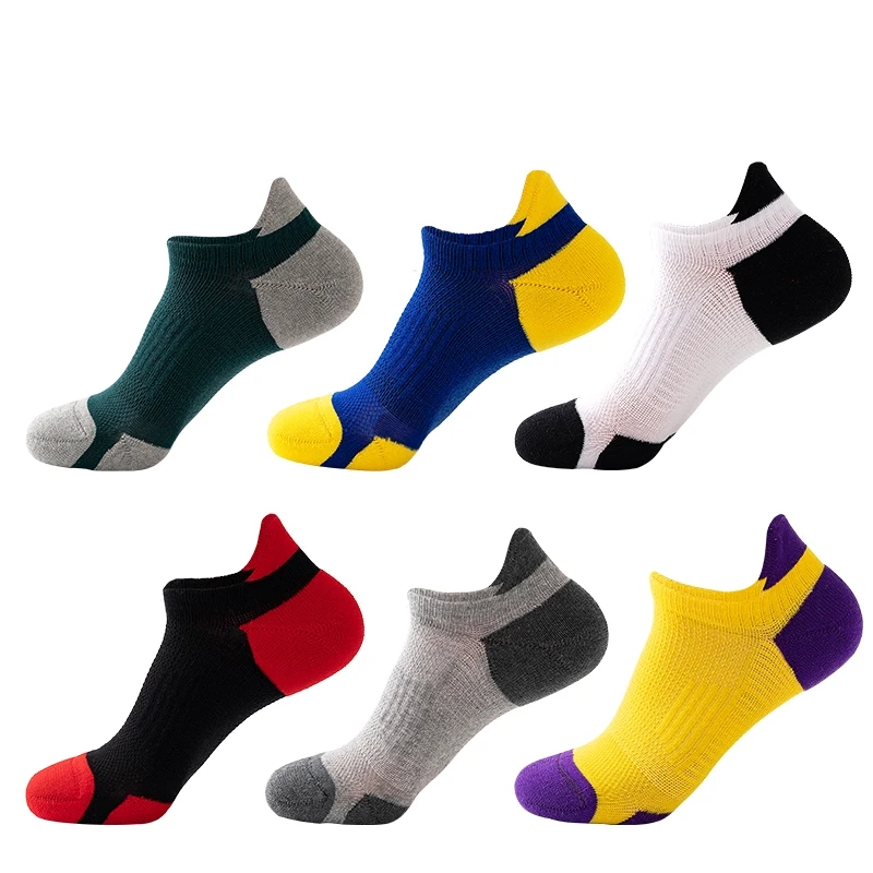 

XPAY Men High Performance Moisture Wicking Cotton Low Cut Ankle Athletic Running Tennis Cushion Sports Socks Fast Delivery