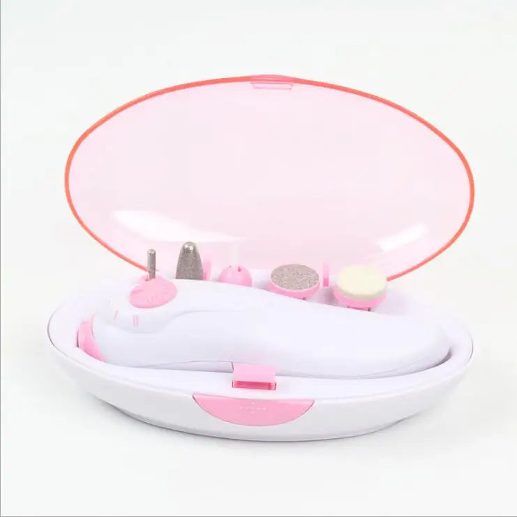 Портативный Электрический Маникюрный педикюр набор инструментов для здоровья ногтей кутикулы резак щипчики для ногтей Уход полировщик машина 5 в 1 шлифовальный станок