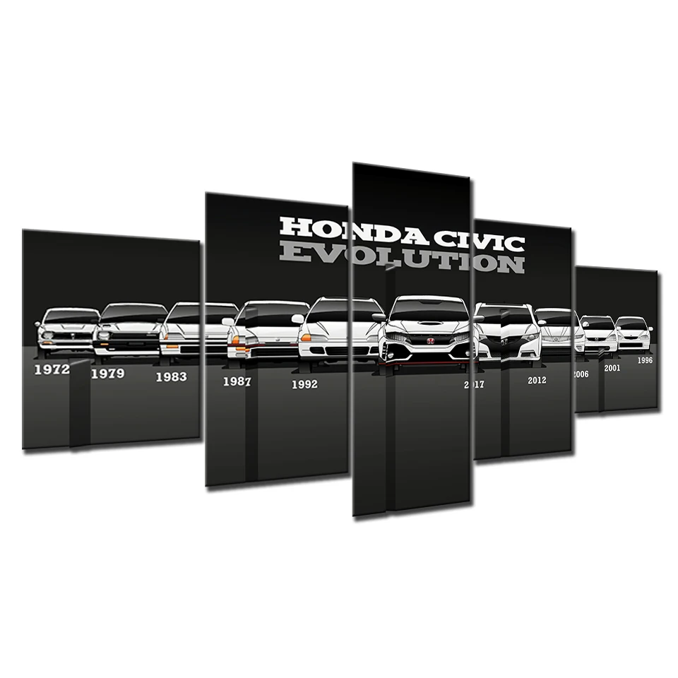 Настенные художественные модульные картины плакаты холст принт Honda CIVIC