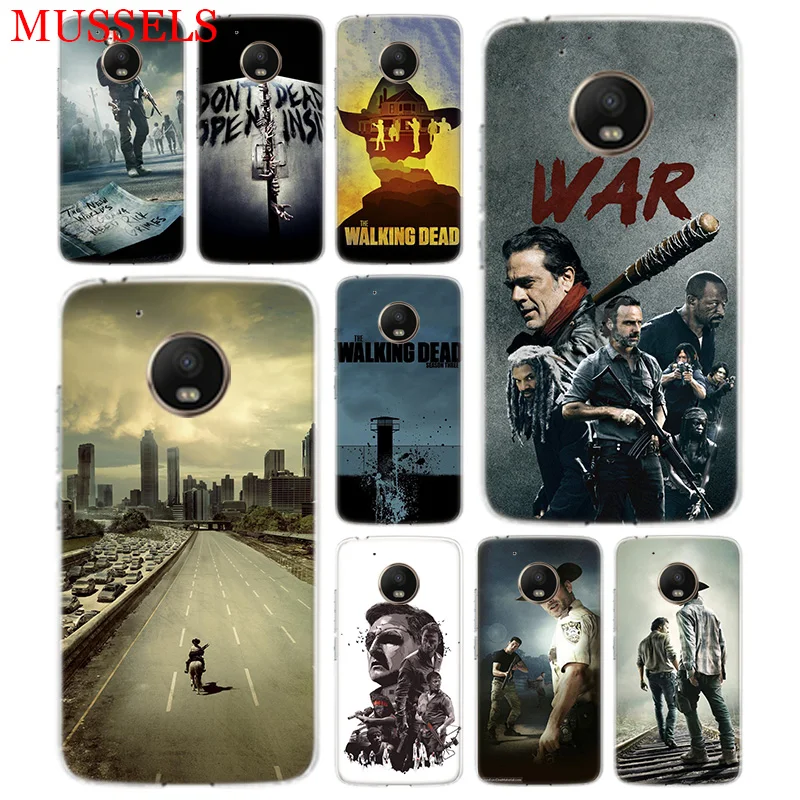 

The Walking Dead Cover Phone Case For Motorola Moto G7 G6 G5S G5 E4 Plus G4 E5 Play X4 Patterned Customized Coque