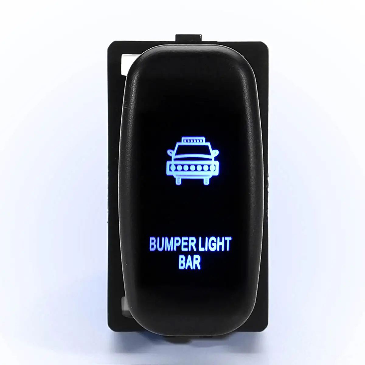Bumper Light 1 шт. 12 В красный/синий светодиодный световой бар точечный противотуманный задний световая кнопка включения переключатель Автомобильный светодиодный переключатель для Mitsubishi Pajero Trition envior - Цвет: Bumper Light