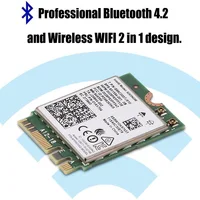 Módulo intel 8265 ngw mimo, módulo sem fio ac 1200mbps com banda dupla de 2.4g/5g e wi-fi 5 com bluetooth 4.2, adaptador m.2 para windows, linux