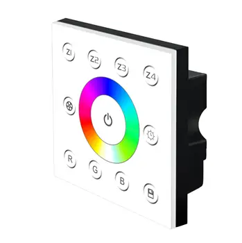 

P7X+R4-2.4G 4 Area Touch Panel DMX 2.4g led rgb full color controller