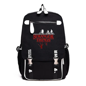 

Black Mochila Stranger Things Backpack 3 Laptop Large Men Back To School Bags For Teenage Girls Rucksack Anime Sac A Dos Bookbag