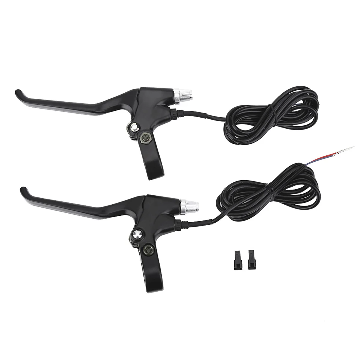 1 Pair Durable 2 Wires Left& Right E-Bike Bicycle Electric Brake Lever Replacement Parts