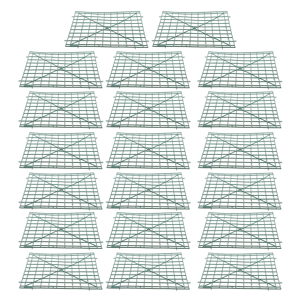 20 Pack Flower Wall Plastic Panel Holder Hook Panels for Photo Backdrop DIY Main Road Pillar Rack