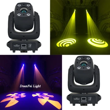 

2pcs led spot moving head 100w stage gobo lyre 3 prism rianbow effect 100watt led moving head