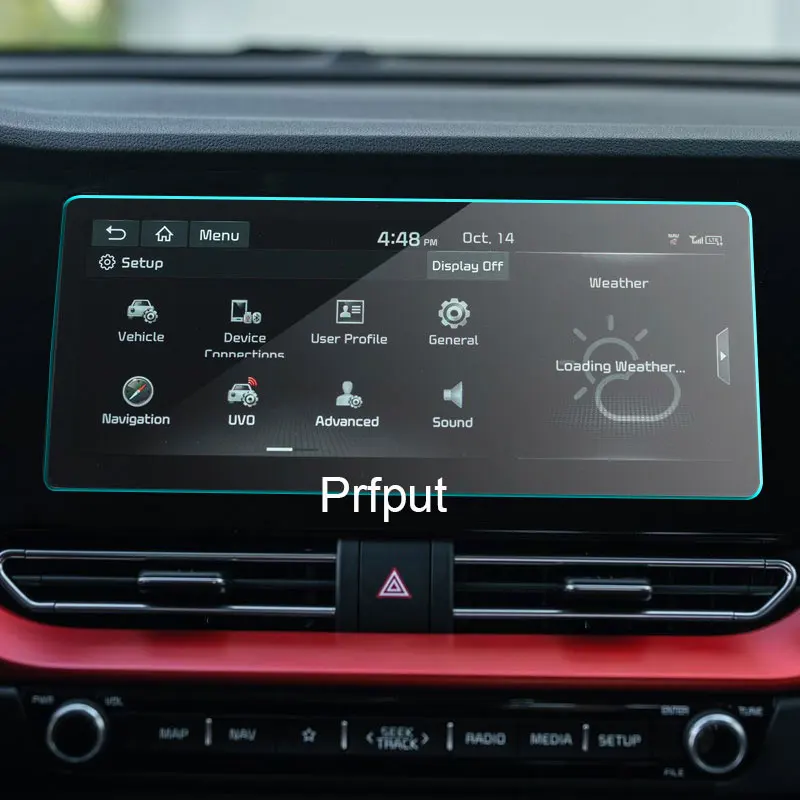 Пленка из закаленного стекла для Kia Niro 2020, 2021, 10,25 дюйма, автомобильная навигация, сенсорный экран, протектор, автомобильные аксессуары для интерьера