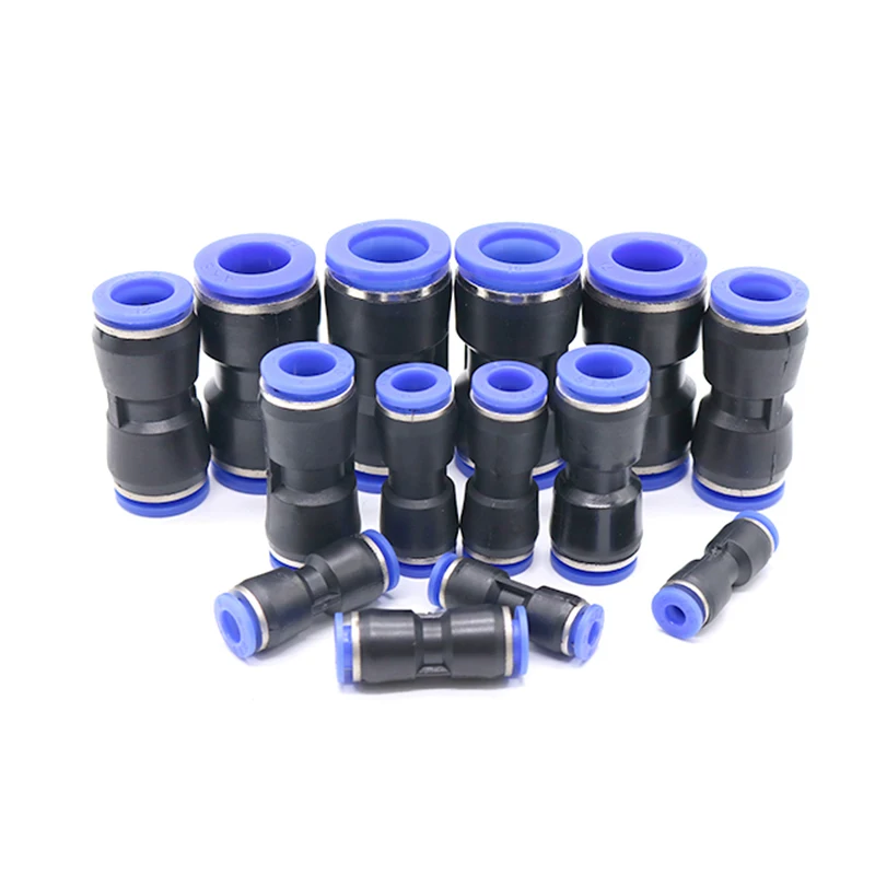 6 /8 /10mm 30 X Pneumatic Connectors Air Line Fittings Quick Release For Tube 