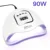 LED Nail Lamp for Manicure 114W/90W/54W Nail Dryer Machine UV Lamp For Curing UV Gel Nail Polish With Motion sensing LCD Display