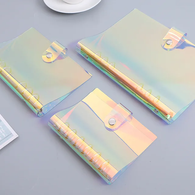 A5/A6/A7 Spiral Notebook Agenda Monthly Weekly Planner 45 Sheets Six Hole Standard Loose-Leaf Paper Office School Stationery Laser cover