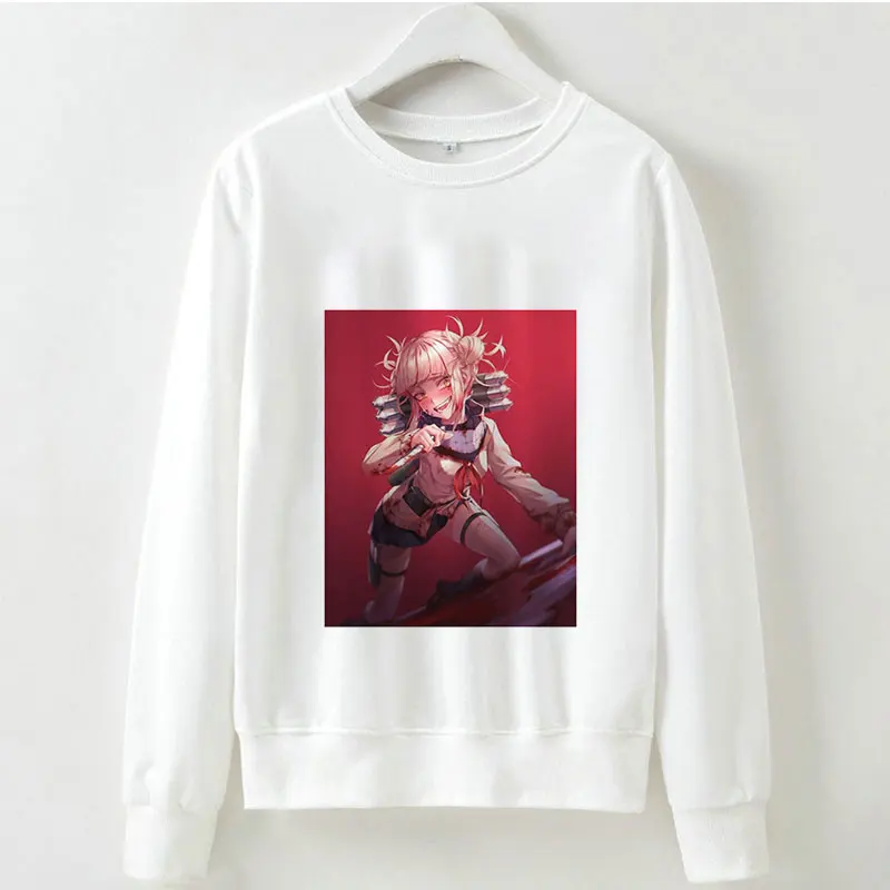 Toga Himiko толстовки Толстовка Осень Зима My Hero Academy аниме с длинными рукавами Kpop Vogue Harajuku Ahegao мультфильм печати женщин - Цвет: 2273