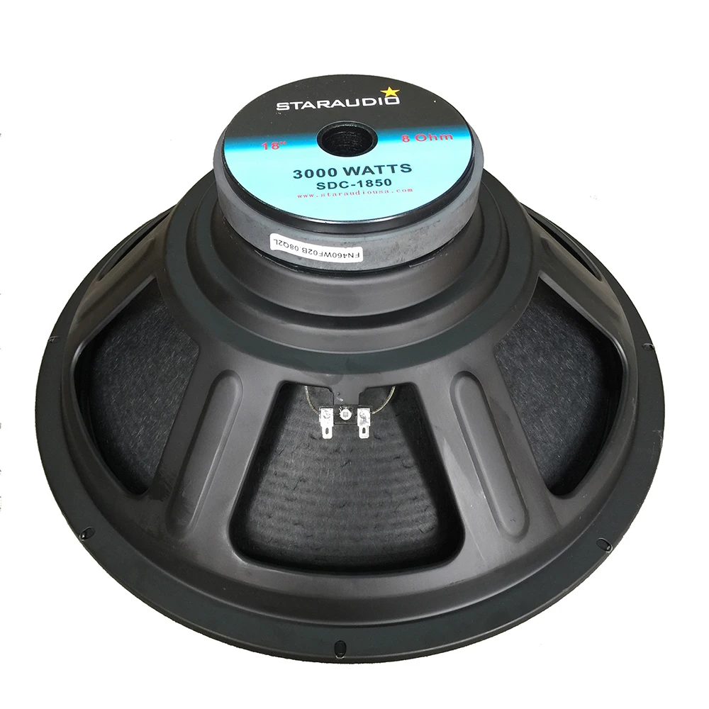 STARAUDIO Dual 18 дюймов 3000 Вт 8 Ом необработанные Сменные сабвуферы для сценических