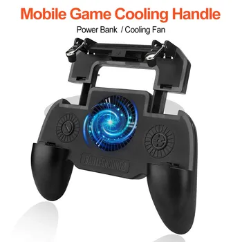 

Six Finger Mobile Game Controller Shooting Free Fire Key Button Gamepad Controller Game Gamepad with Cooler Cooling Fan