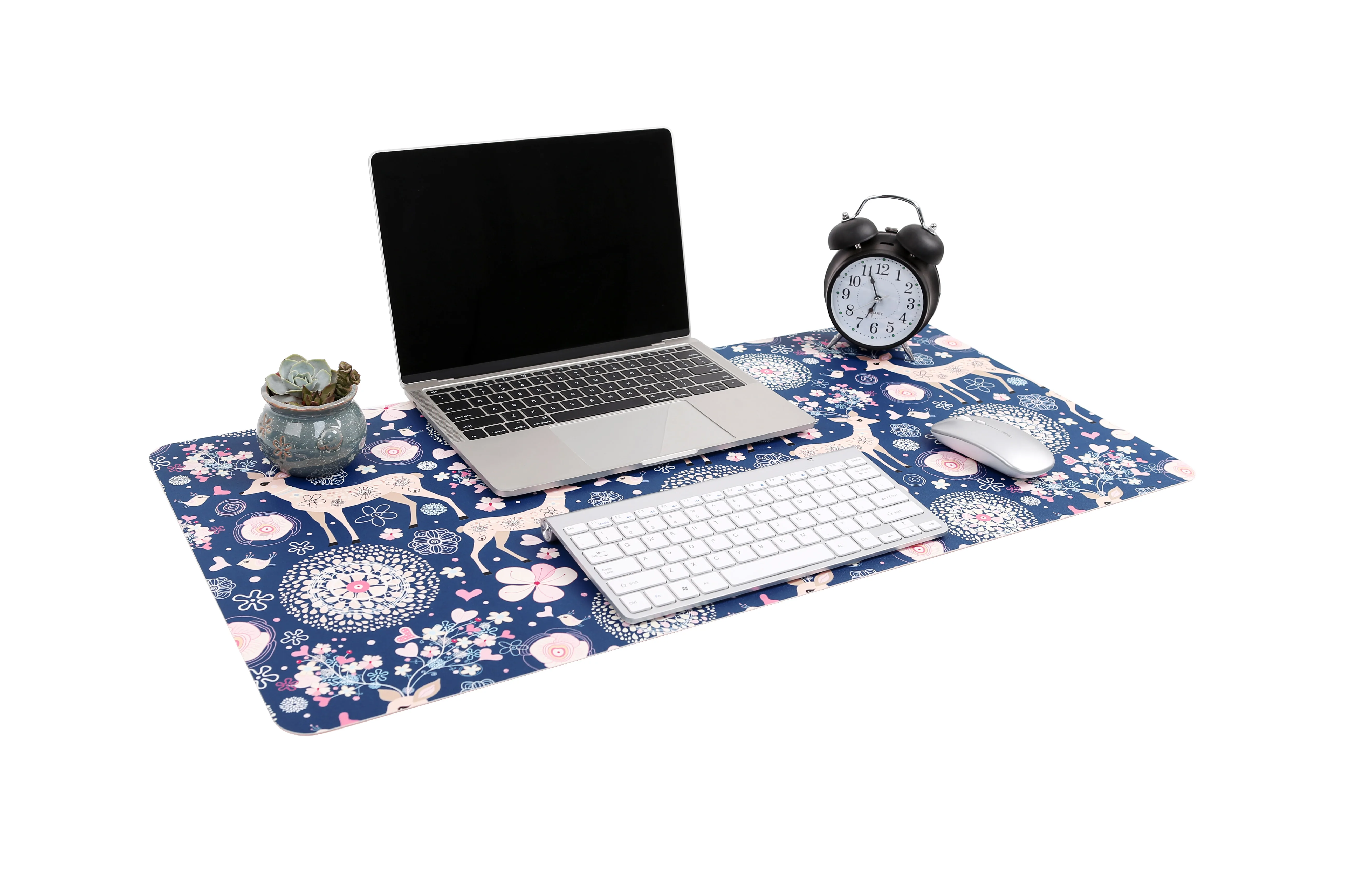 

80*40cm Office Writing Desk Mat Scratching-Proof Desk Protector with Bright Patterns,Ultra Thin Waterproof PU Leather Mouse Pad