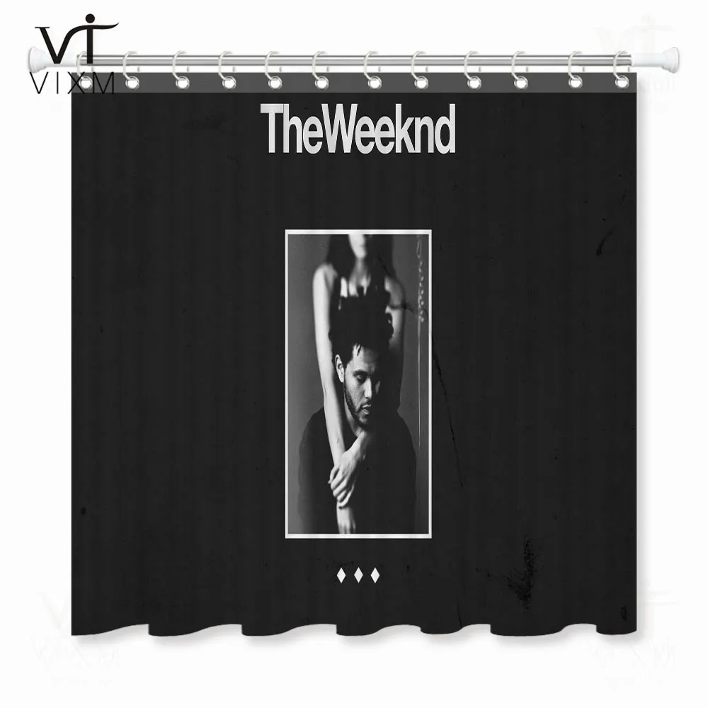 Vixm Заказная полиэфирная занавеска для душа The Weeknd Trilogy музыкальная ванной комнаты