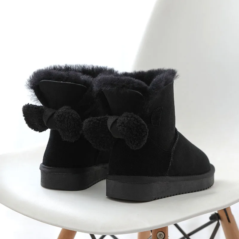 /розничная ; высококачественные женские классические зимние ботинки в австралийском стиле; теплая зимняя обувь из натуральной овечьей кожи;