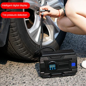 

Home Inflator Practical Car Tires Football Air Pump Quick Fill Motocycle Multifunctional 12V Bike Electric Portable