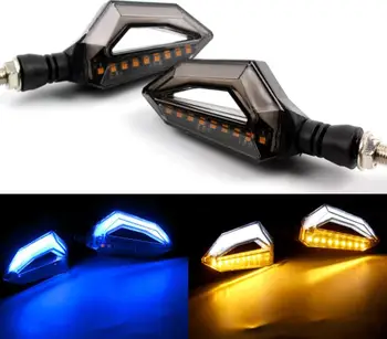 

200Pair Motorcycle LED Turn Signal Lights Amber Lamp Left Right Signals Indicators Blinkers 3 Wires Universal