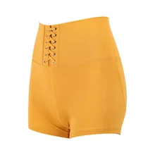 Новые спортивные женские для тренажерного зала фитнеса тренировок шорты для йоги для дам женские спортивные бесшовные леггинсы для бега короткие женские